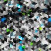 Softshell geometrisch Dreiecke dunkel