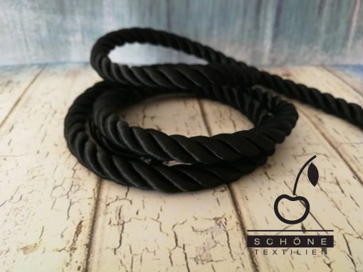 Kordel 10 mm Schwarz
