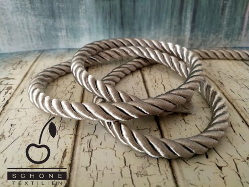 Kordel 10 mm Silber