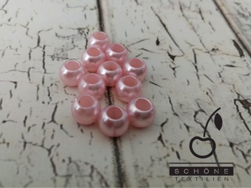Acrylperle Perlmutt Rose 6x8 mm 20 Stk.