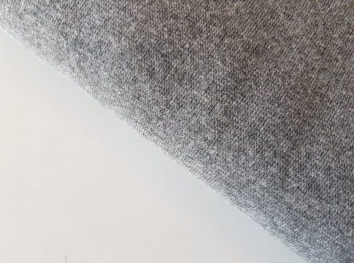 Bündchen glatt Schlauchware - grau melange
