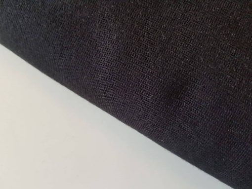 Bündchen glatt Schlauchware - black