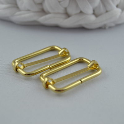2er Pack Gurtversteller 25 mm Gold