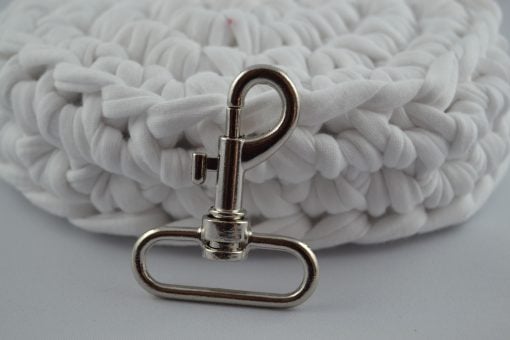 Karabiner Metall 37 mm Nickel