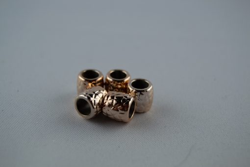Acrylperle Rose Gold 9x9,5mm, 10Stk.