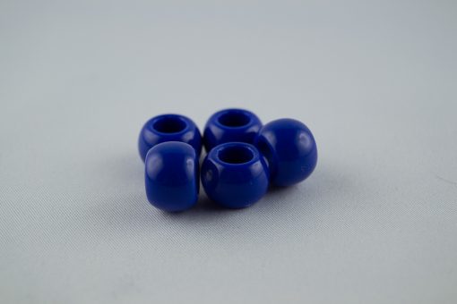 Großlochperle Kunststoff 11x14 mm 10 Stk. Blau