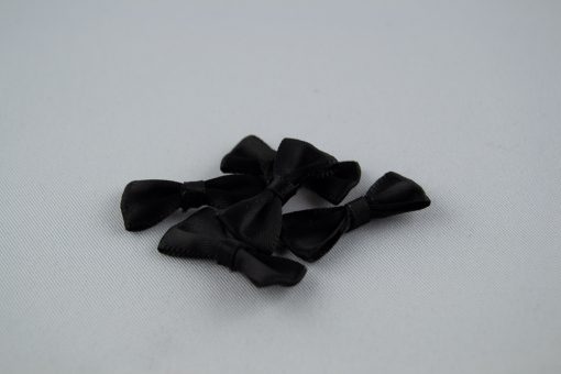 Schleife Satin 5er Set Schwarz