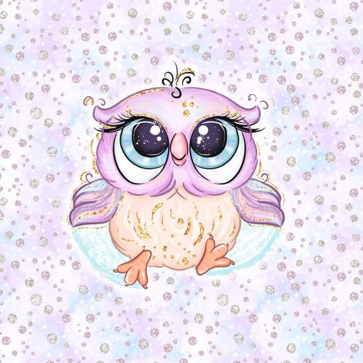 Sweat Panel 40x50 cm WINTER FUN Owl – Bild 2