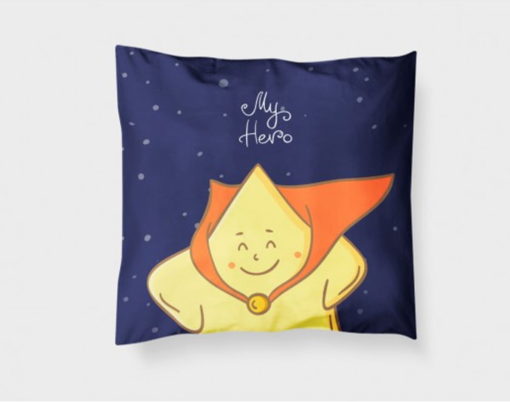 Baumwollestoff Paneel 50 x 50 cm Kosmos my hero